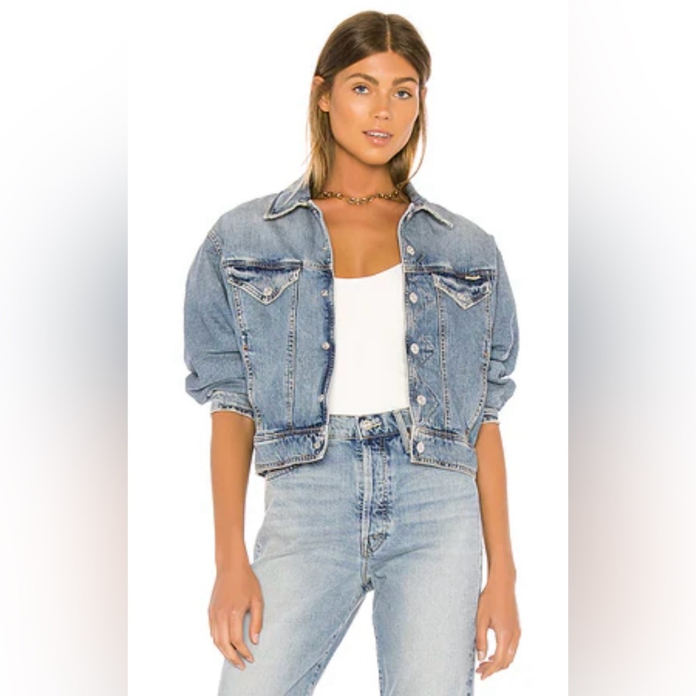 MOTHER Denim Flyaway Jean Jacket